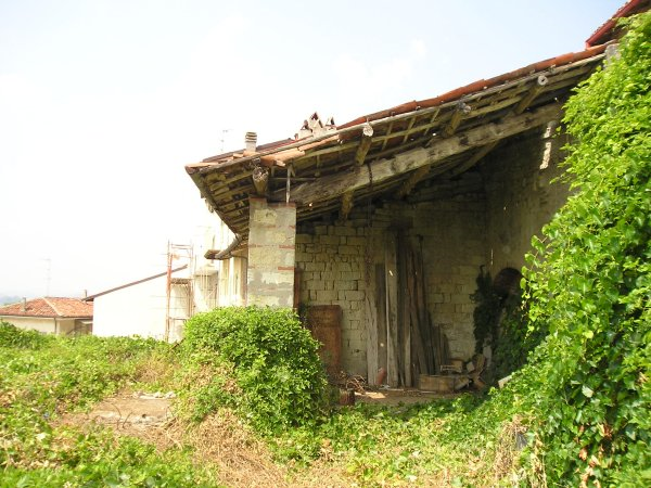 Il dehor come era nel 2006 a lavori da poco iniziati