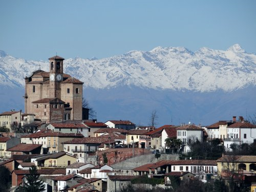 Treville dalla strada per Cella Monte (GP Morano)