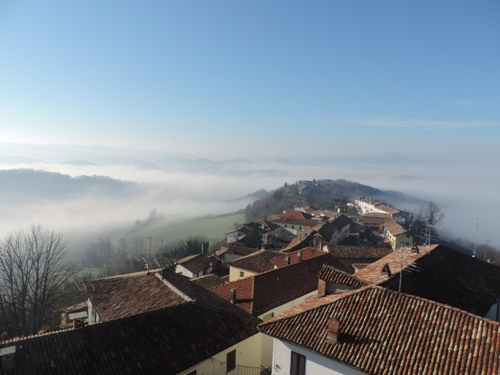 I Rioni N'cisa e Serra dalla Parrocchiale  (Alfredo Frixa)